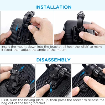 Waterproof Motorbike Phone Mounts With Sun Visor