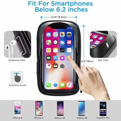 Waterproof Motorbike Phone Mounts With Sun Visor