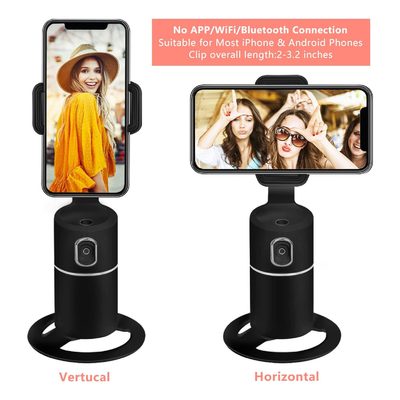 360 Object Tracking Cell Phone Holder AI Automatic Rotation